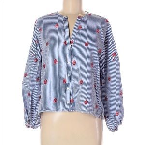 Zara long sleeve blouse/shirt